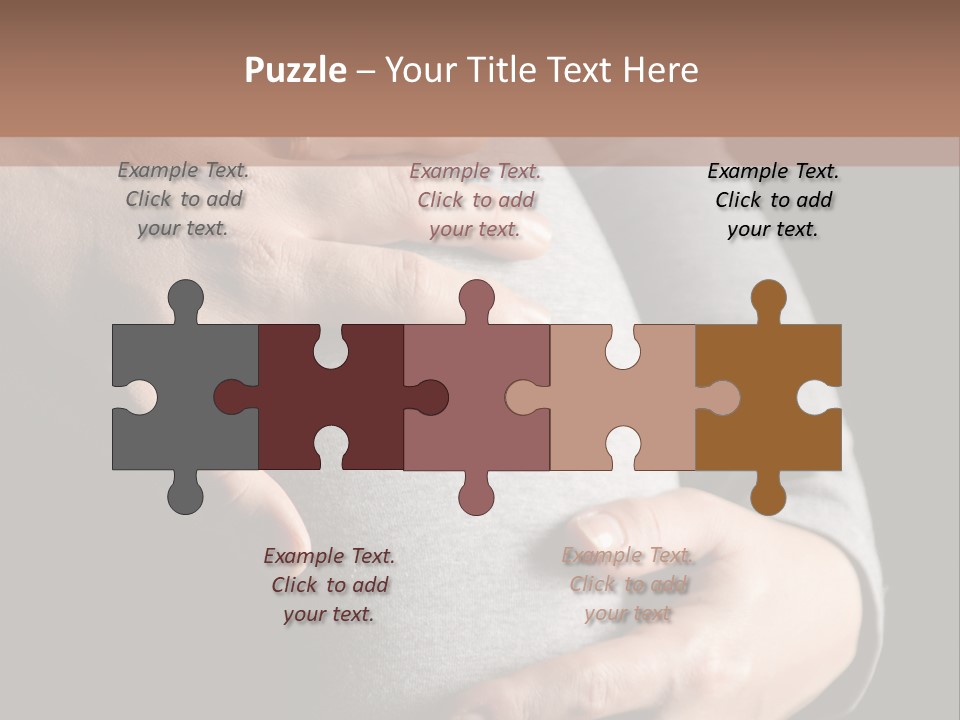 Breast Human Tummy PowerPoint Template