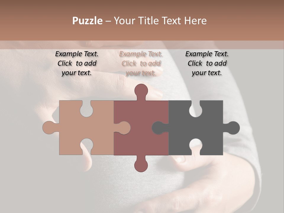 Breast Human Tummy PowerPoint Template