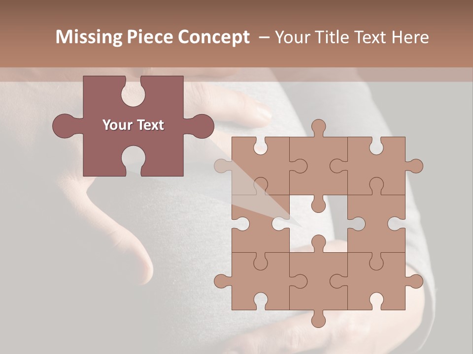 Breast Human Tummy PowerPoint Template