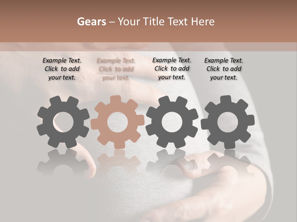 Breast Human Tummy PowerPoint Template