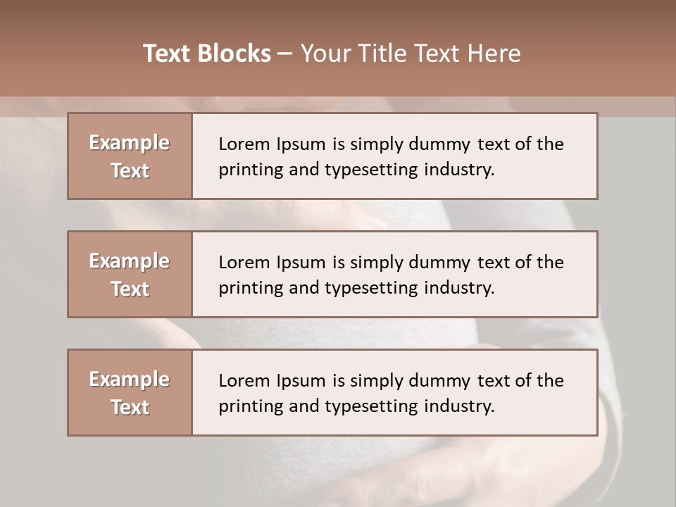 Breast Human Tummy PowerPoint Template