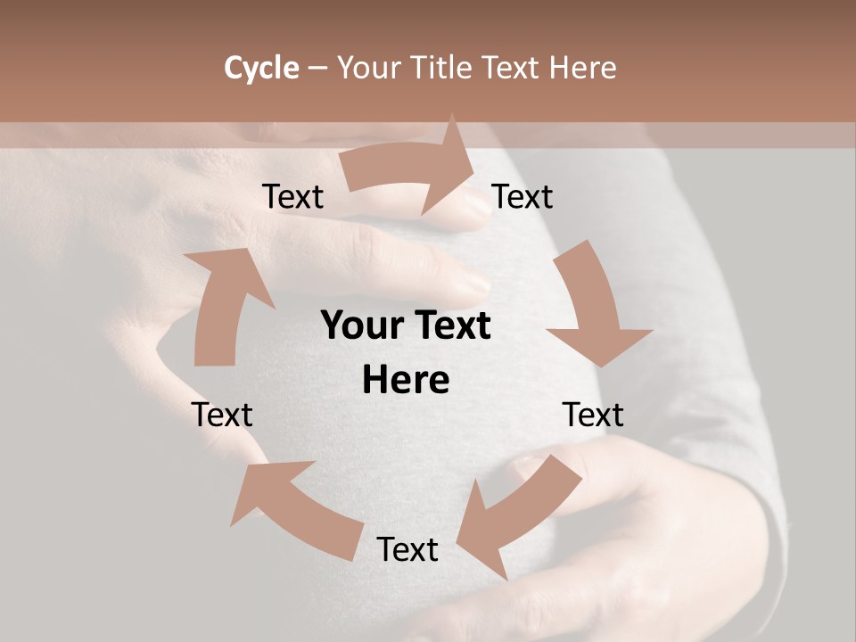 Breast Human Tummy PowerPoint Template