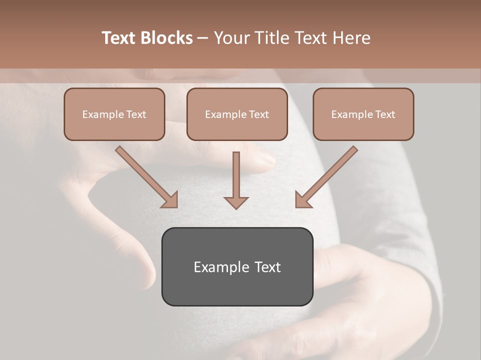 Breast Human Tummy PowerPoint Template