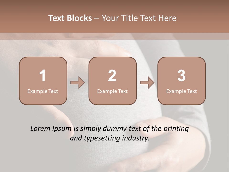 Breast Human Tummy PowerPoint Template