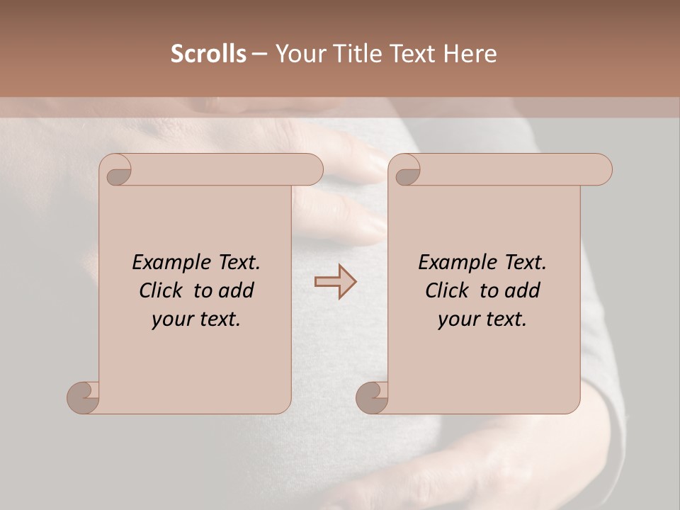 Breast Human Tummy PowerPoint Template