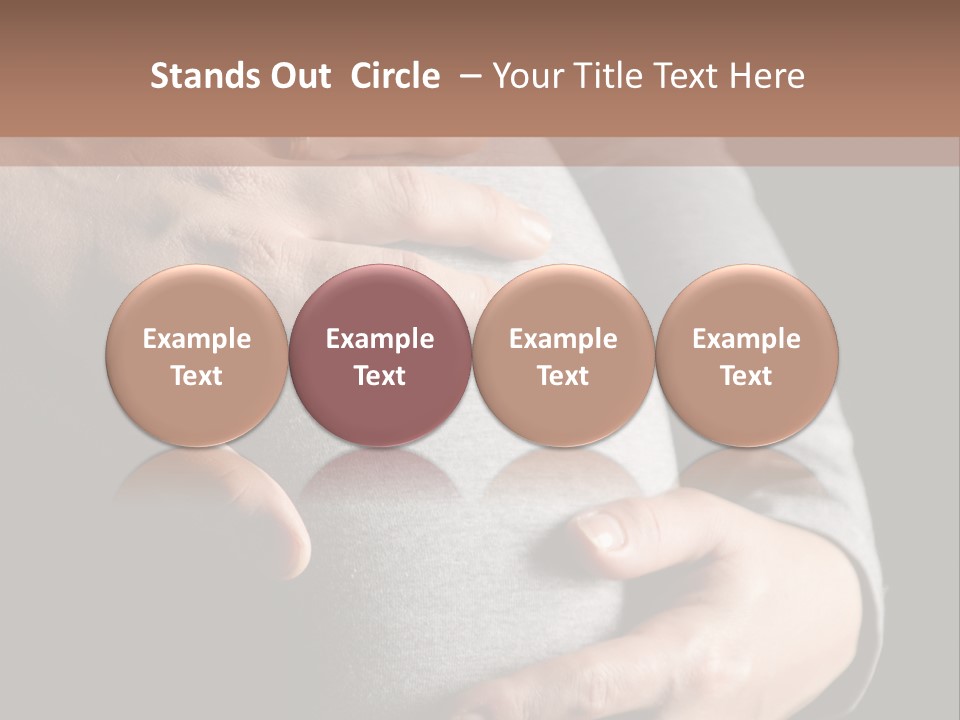 Breast Human Tummy PowerPoint Template