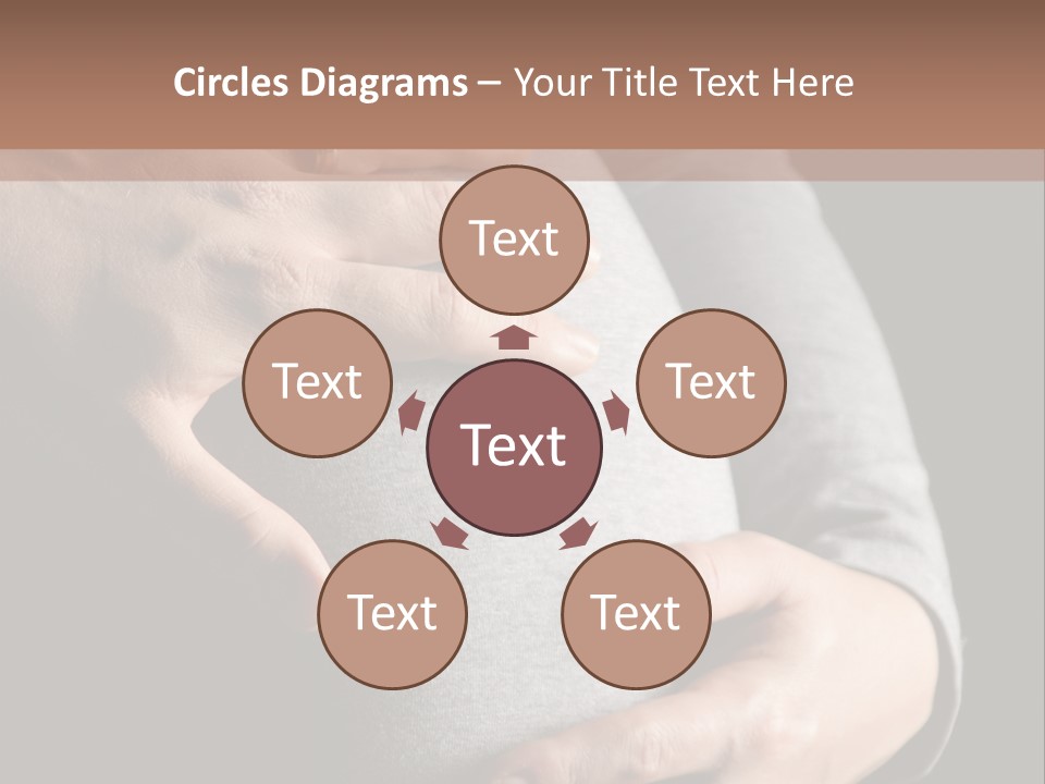 Breast Human Tummy PowerPoint Template