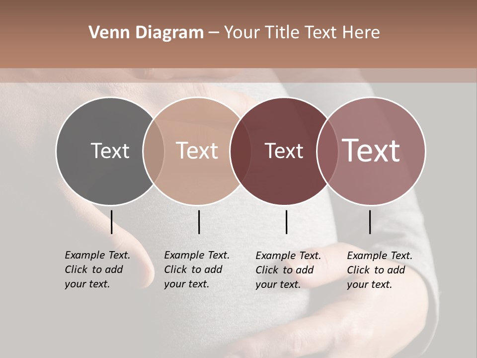 Breast Human Tummy PowerPoint Template