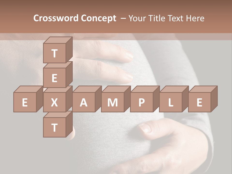 Breast Human Tummy PowerPoint Template