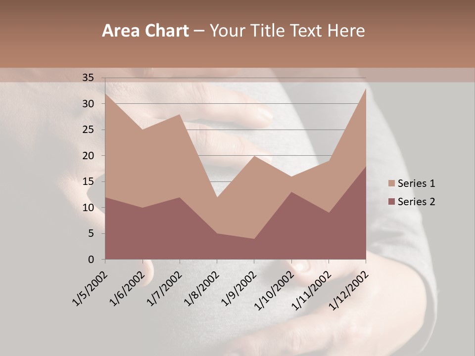 Breast Human Tummy PowerPoint Template