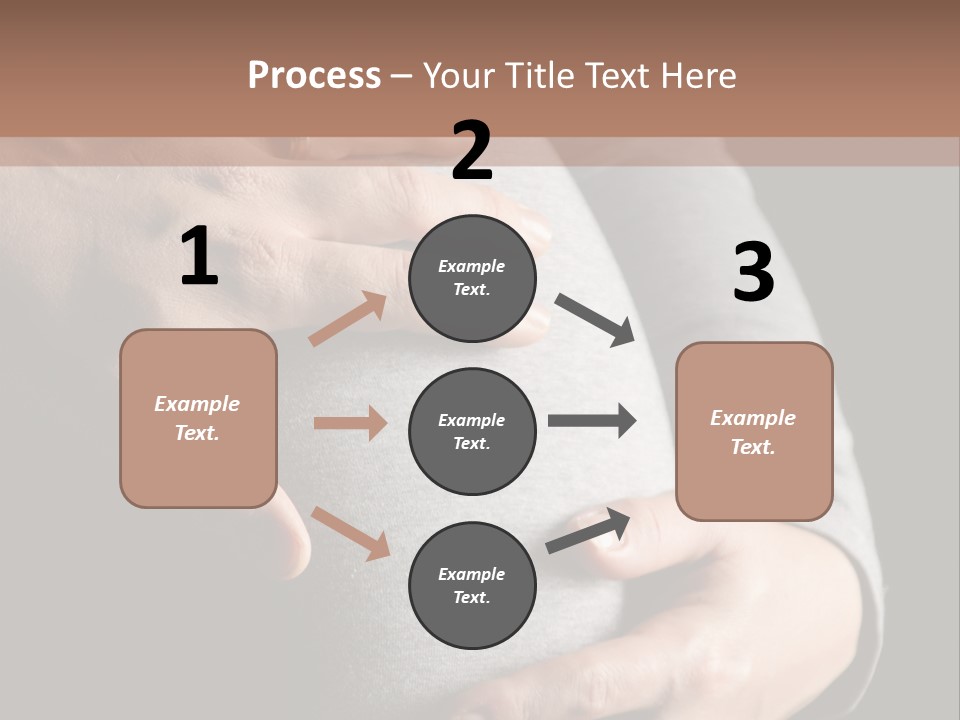 Breast Human Tummy PowerPoint Template