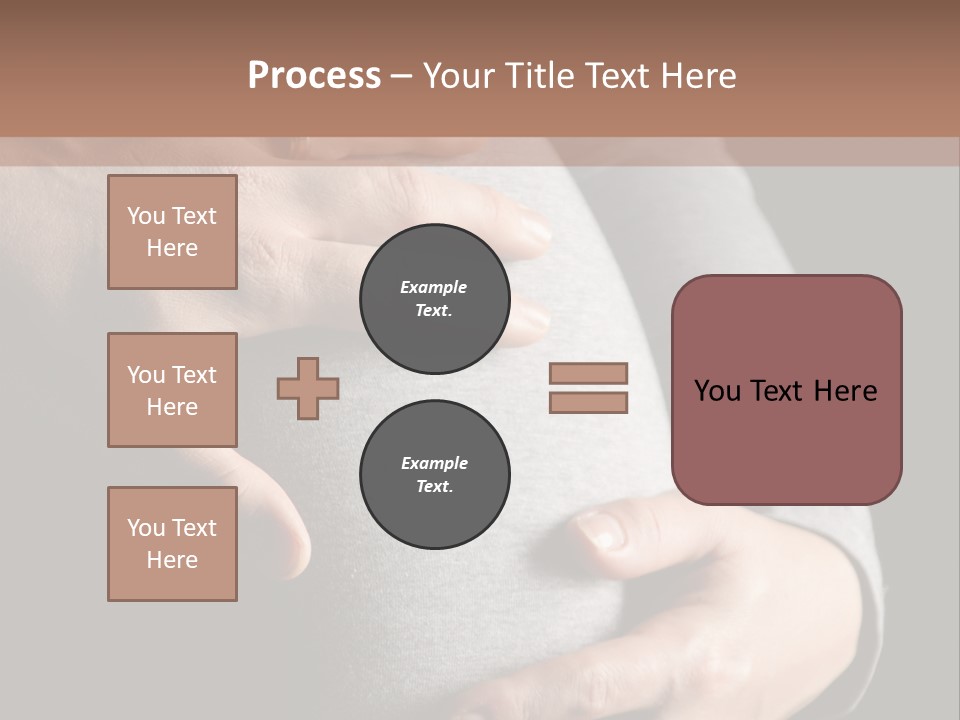 Breast Human Tummy PowerPoint Template
