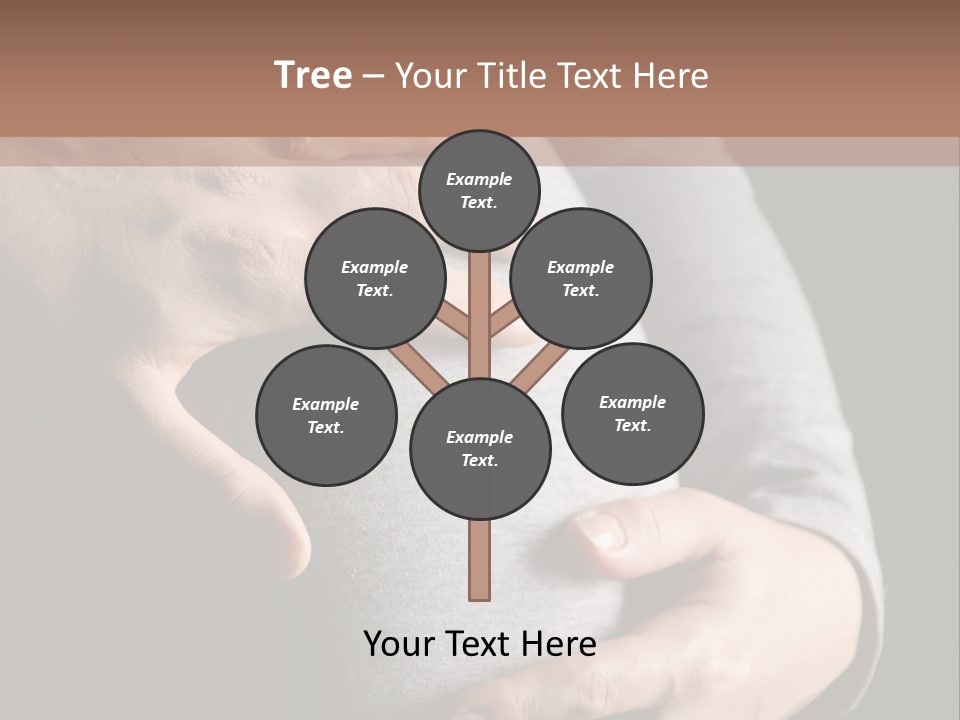 Breast Human Tummy PowerPoint Template