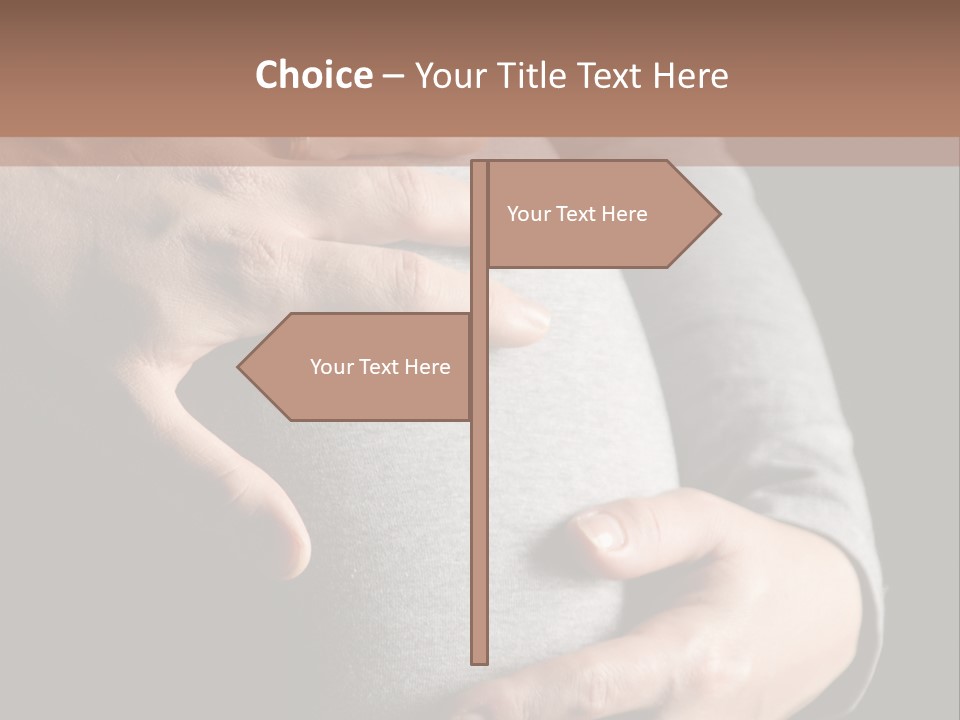 Breast Human Tummy PowerPoint Template