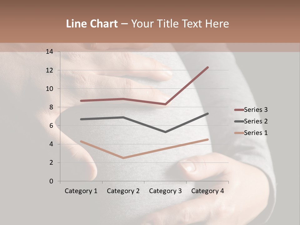 Breast Human Tummy PowerPoint Template