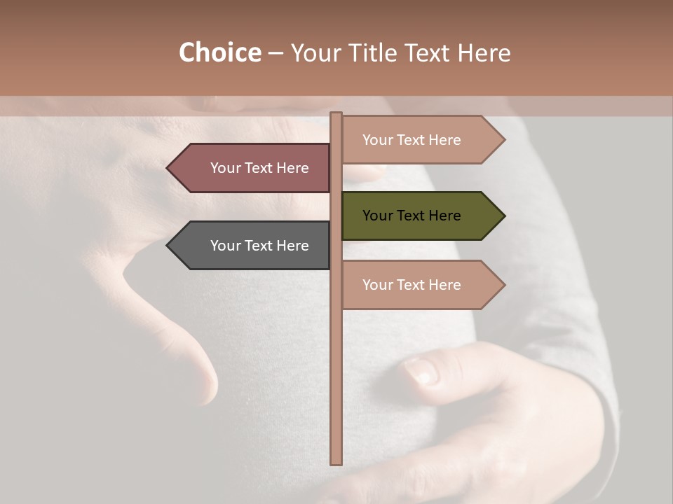 Breast Human Tummy PowerPoint Template