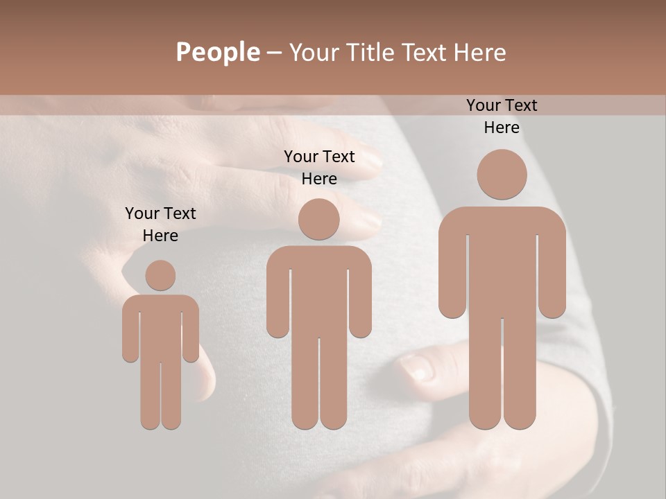 Breast Human Tummy PowerPoint Template