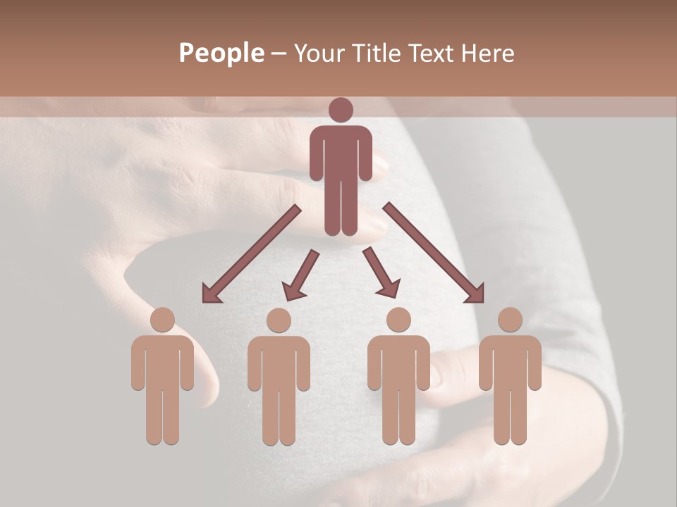 Breast Human Tummy PowerPoint Template