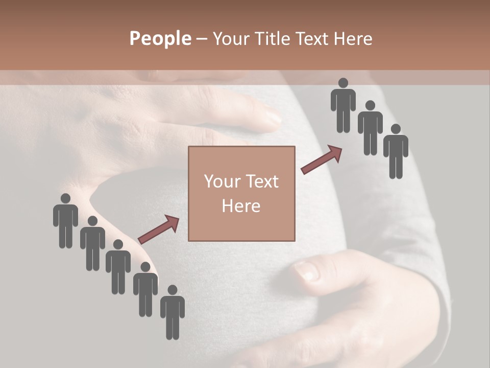 Breast Human Tummy PowerPoint Template