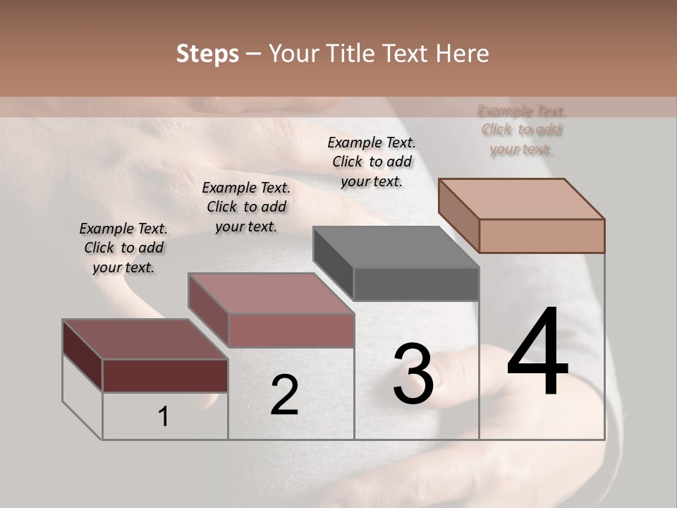 Breast Human Tummy PowerPoint Template