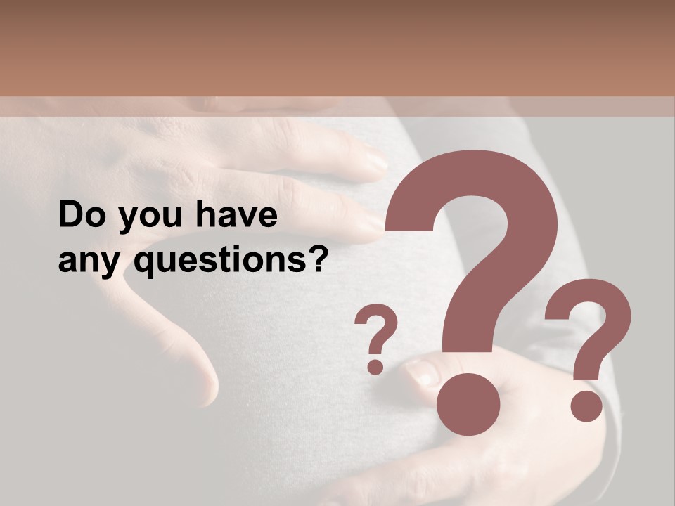 Breast Human Tummy PowerPoint Template