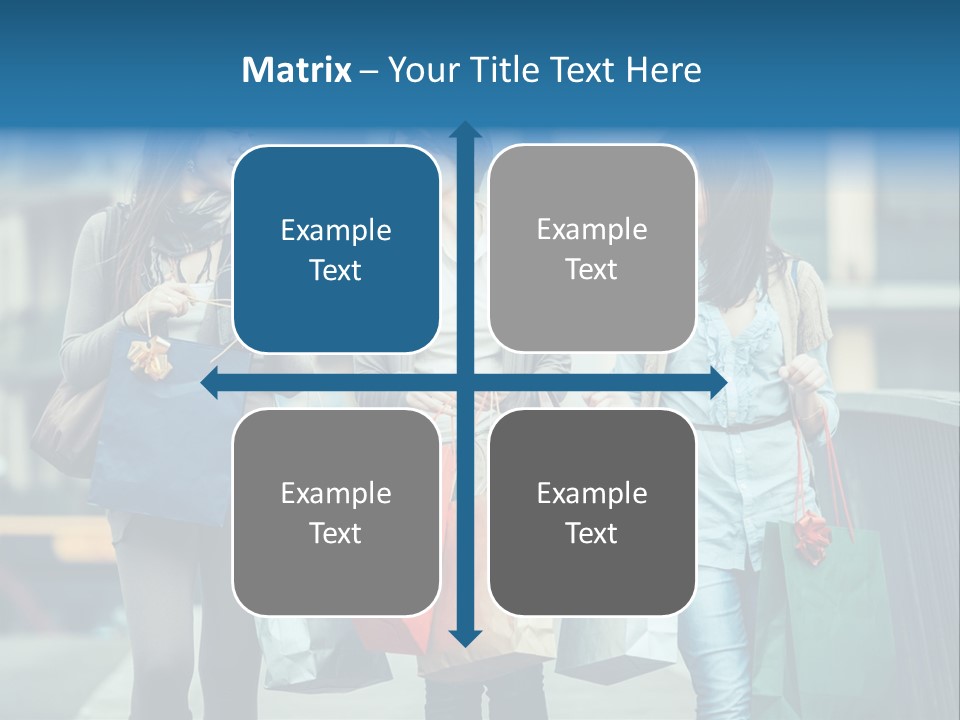 Caucasian Lady Joy PowerPoint Template