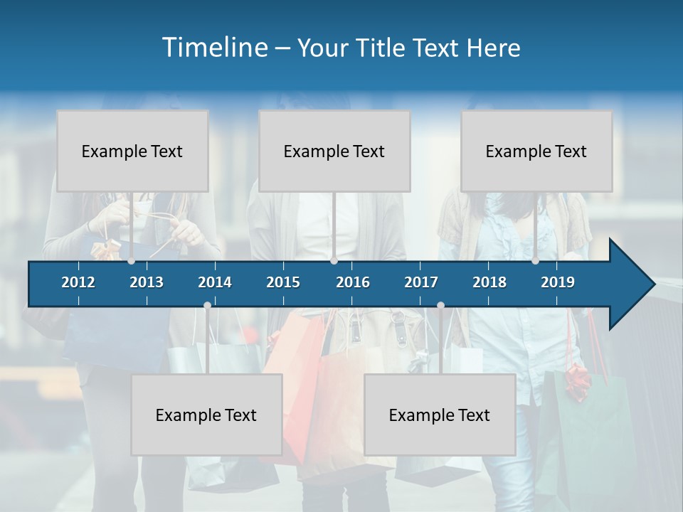 Caucasian Lady Joy PowerPoint Template