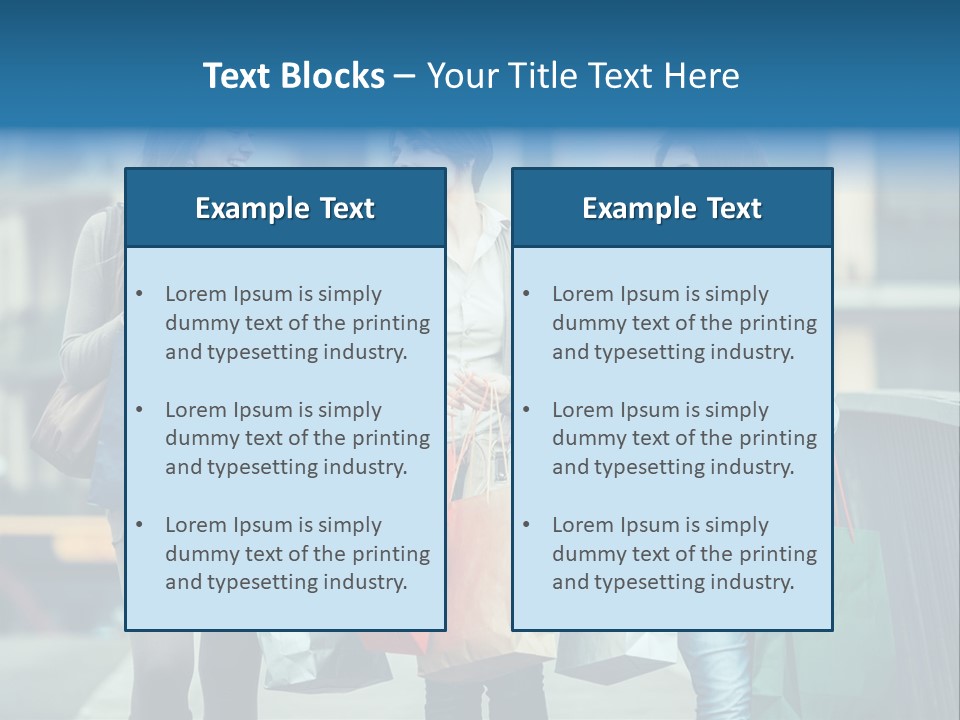 Caucasian Lady Joy PowerPoint Template