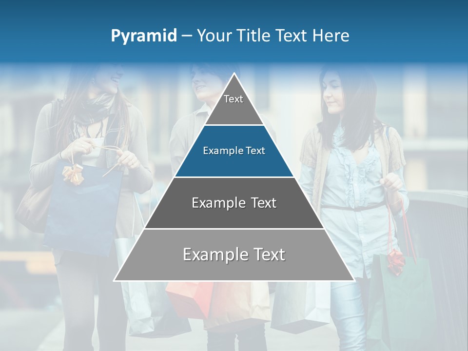 Caucasian Lady Joy PowerPoint Template