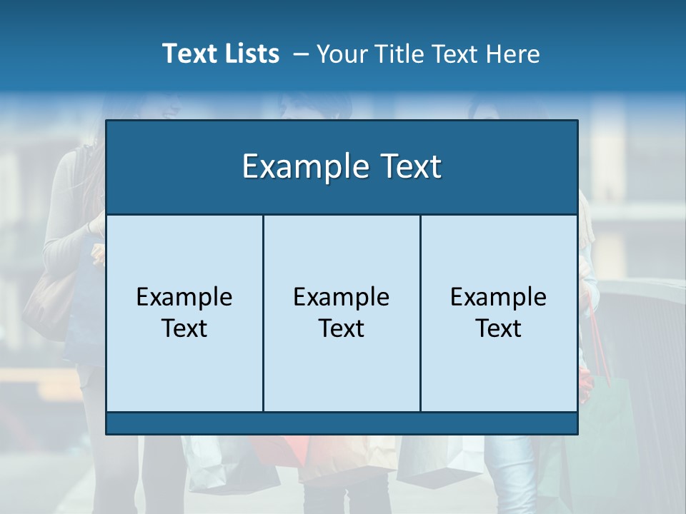 Caucasian Lady Joy PowerPoint Template