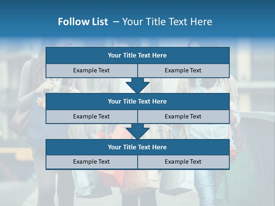 Caucasian Lady Joy PowerPoint Template