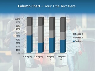 Caucasian Lady Joy PowerPoint Template