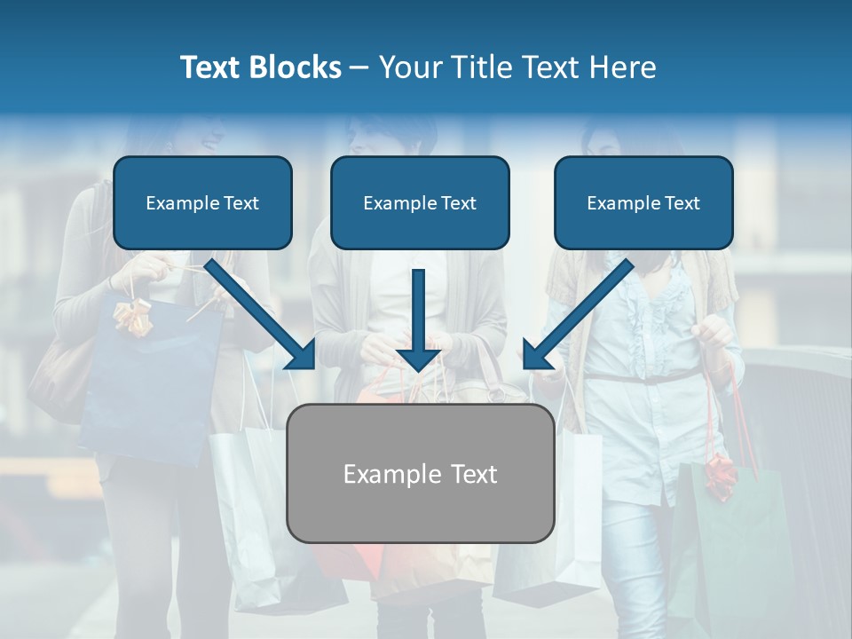 Caucasian Lady Joy PowerPoint Template