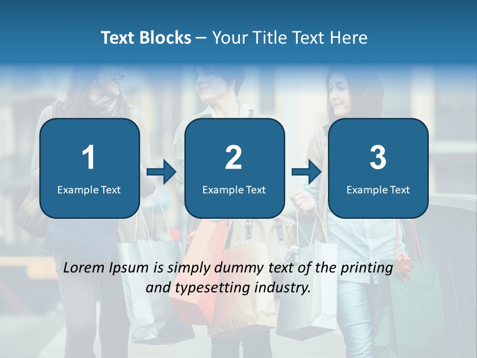 Caucasian Lady Joy PowerPoint Template