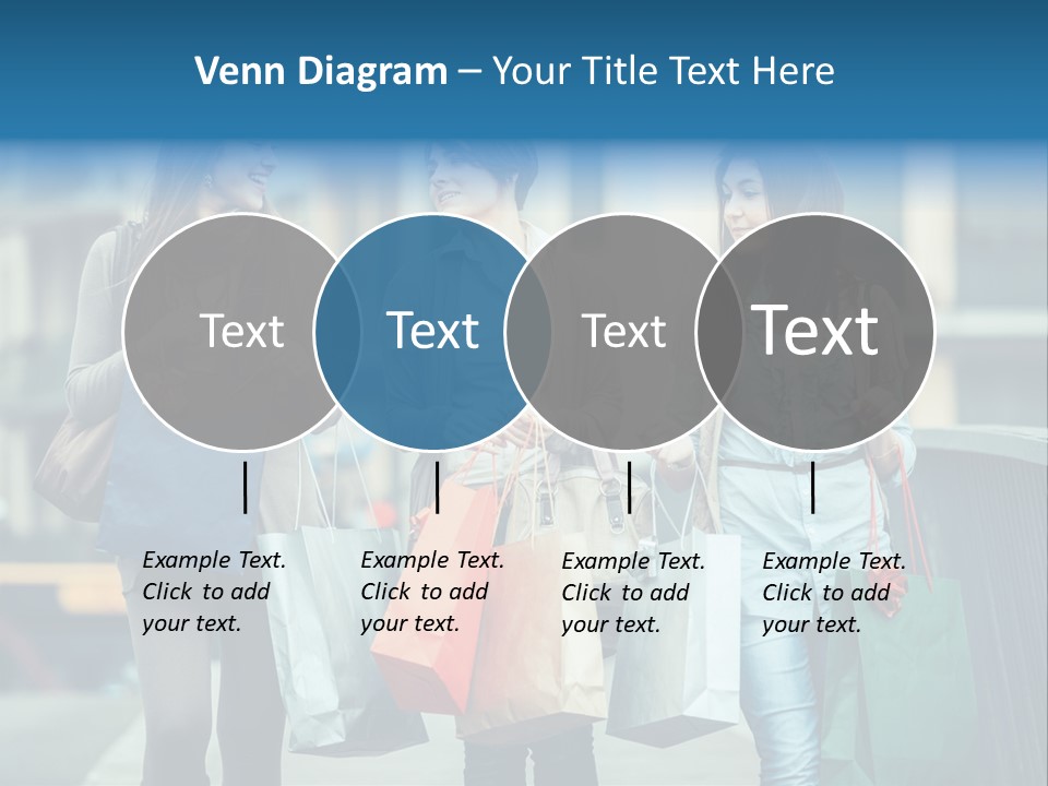 Caucasian Lady Joy PowerPoint Template