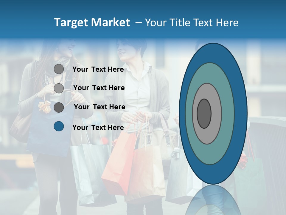 Caucasian Lady Joy PowerPoint Template