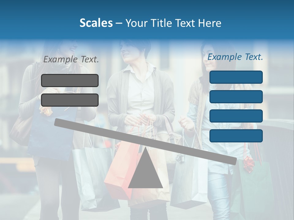 Caucasian Lady Joy PowerPoint Template