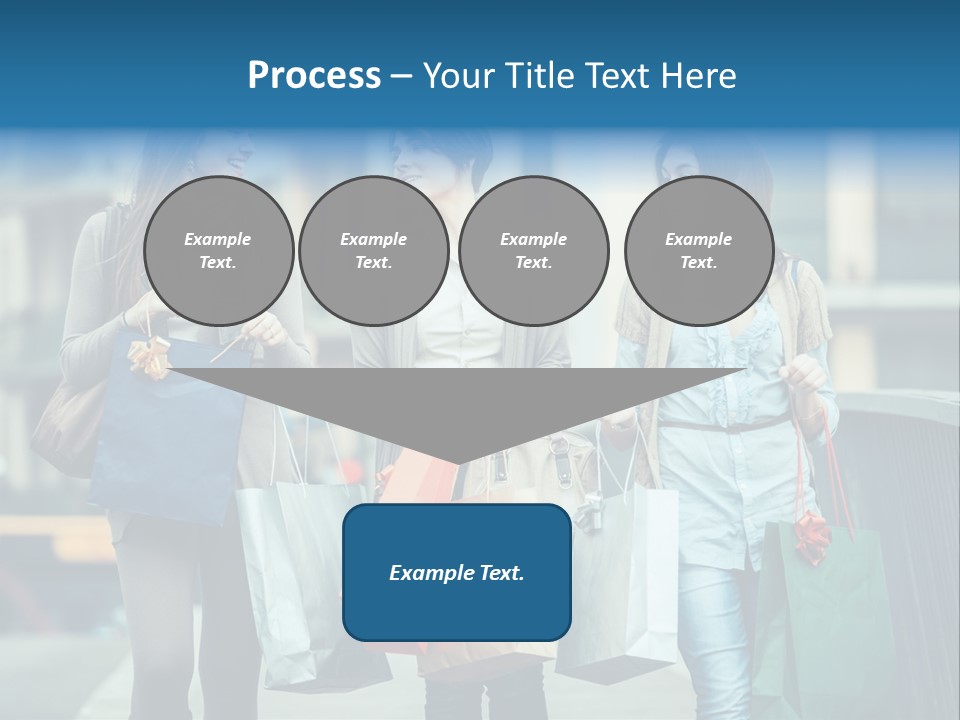 Caucasian Lady Joy PowerPoint Template