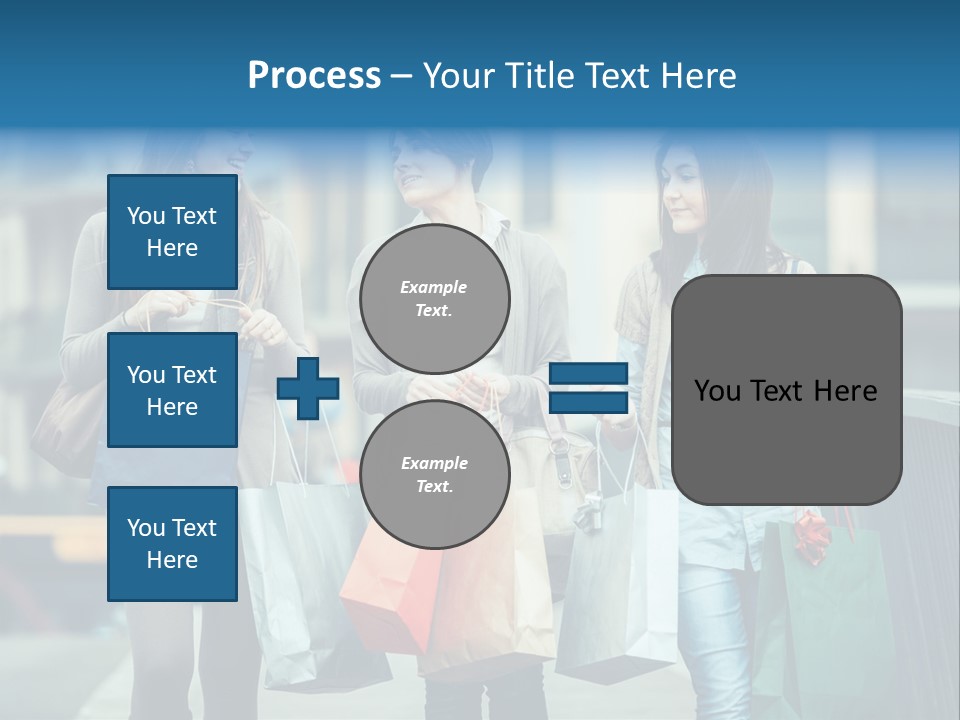Caucasian Lady Joy PowerPoint Template