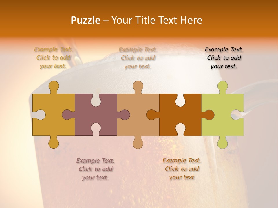 Bistro Refreshment Mug PowerPoint Template