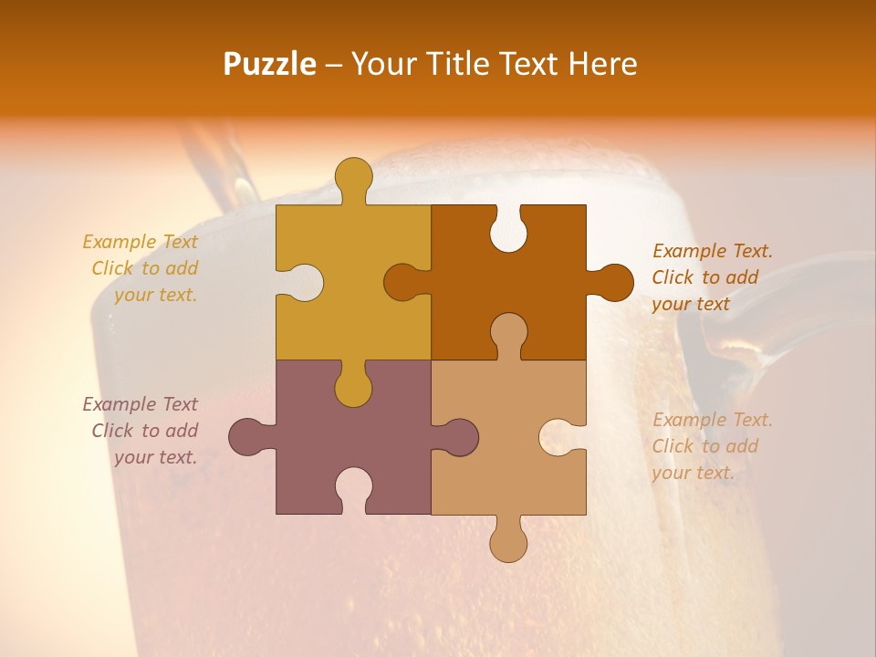 Bistro Refreshment Mug PowerPoint Template