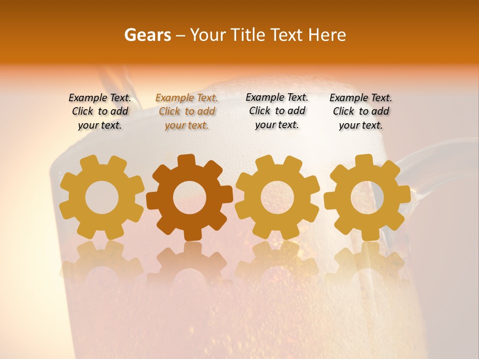 Bistro Refreshment Mug PowerPoint Template