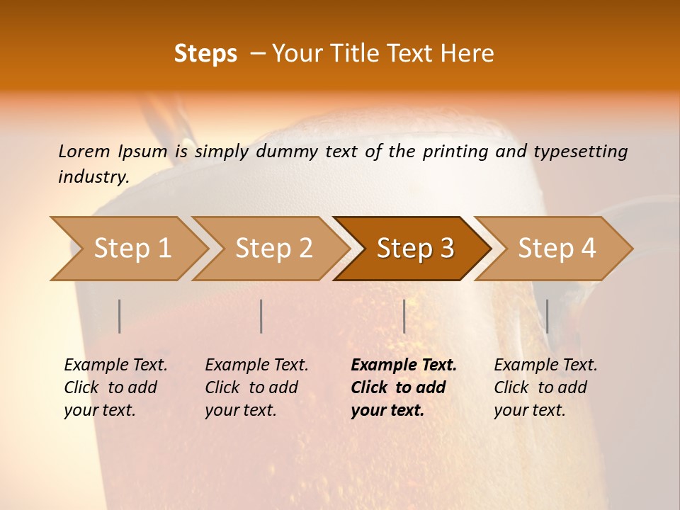 Bistro Refreshment Mug PowerPoint Template