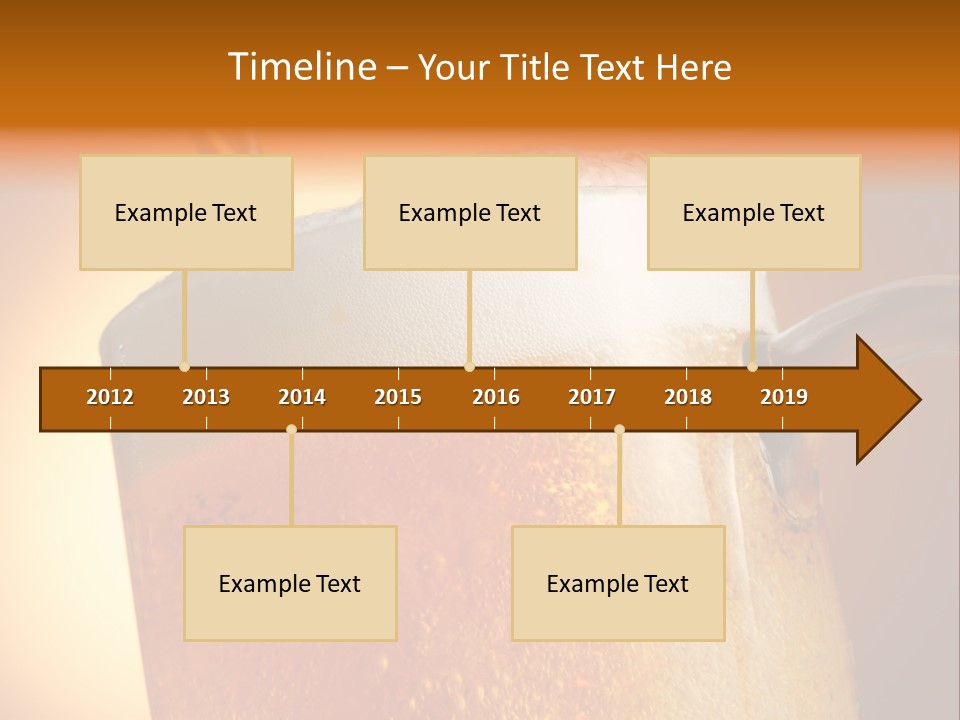 Bistro Refreshment Mug PowerPoint Template