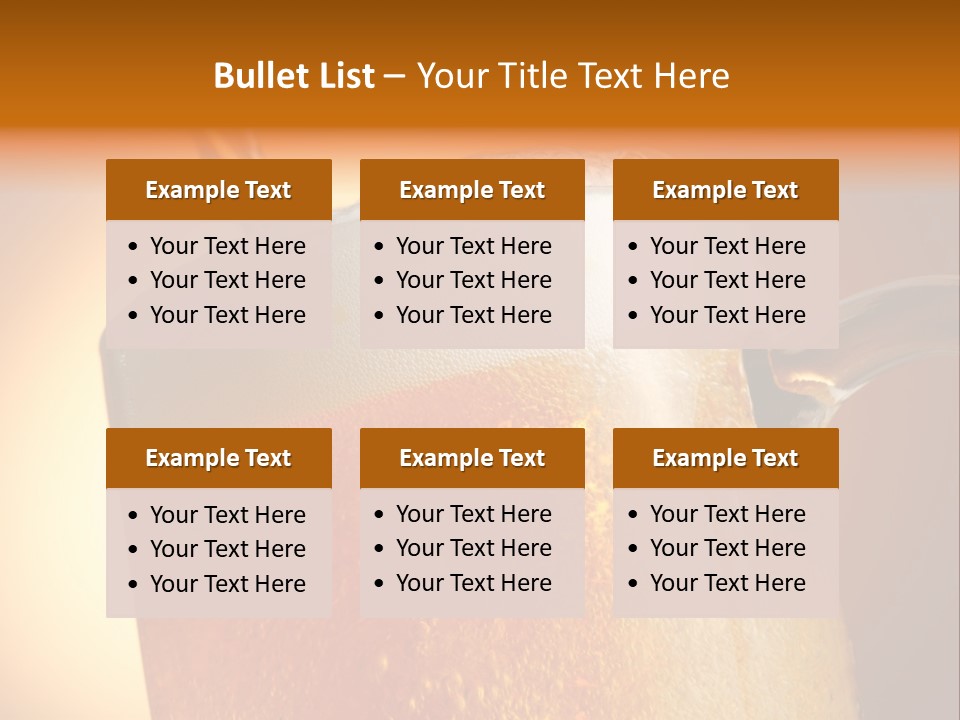 Bistro Refreshment Mug PowerPoint Template