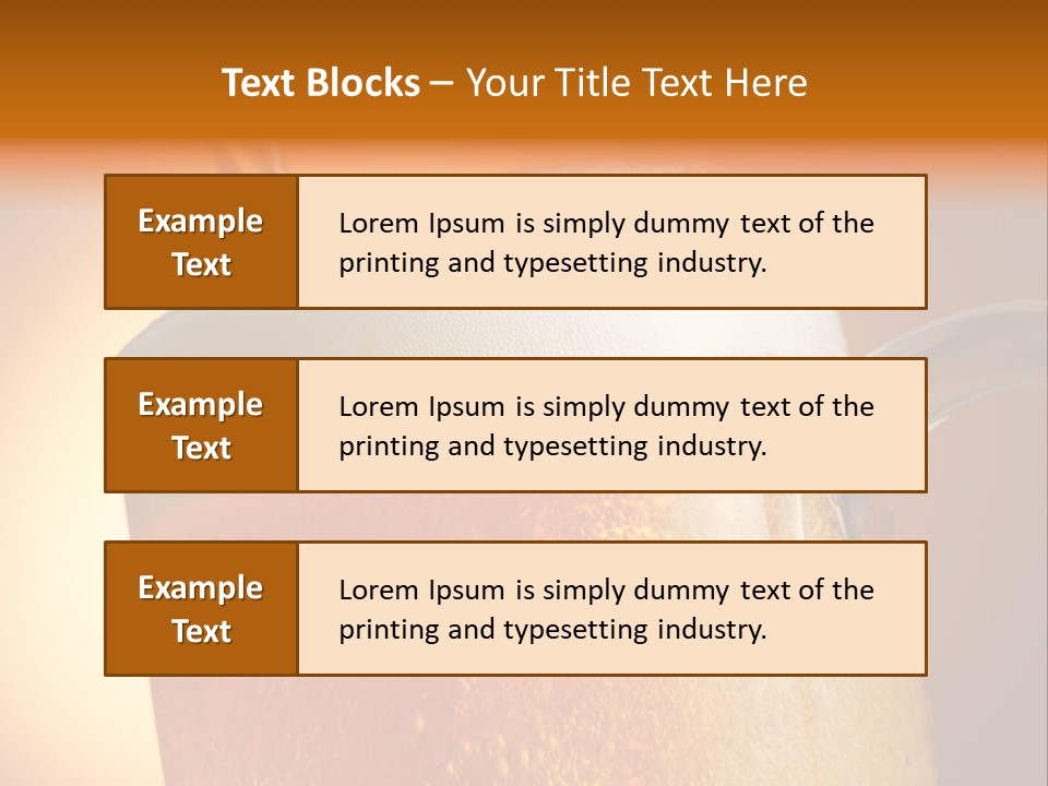 Bistro Refreshment Mug PowerPoint Template