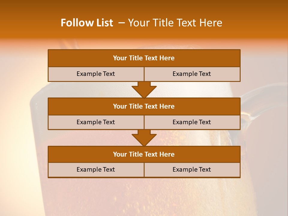 Bistro Refreshment Mug PowerPoint Template