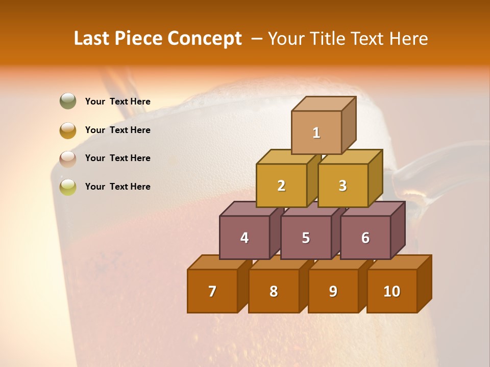 Bistro Refreshment Mug PowerPoint Template