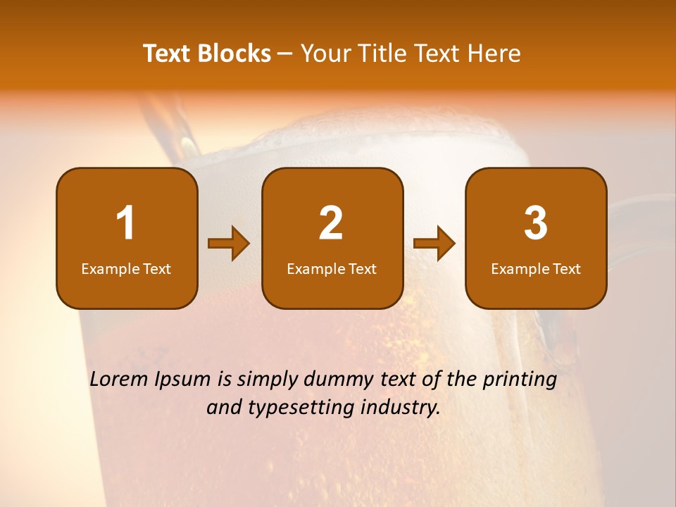 Bistro Refreshment Mug PowerPoint Template
