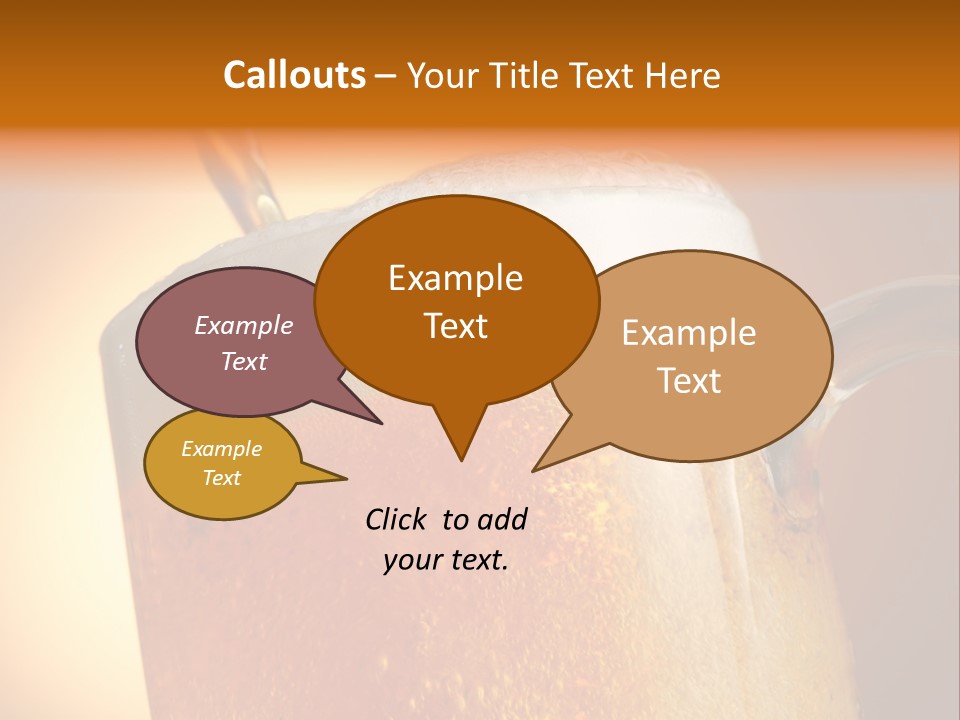 Bistro Refreshment Mug PowerPoint Template